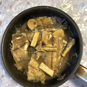 赤魚とごぼうの煮付け